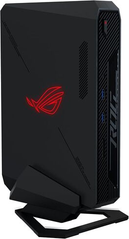 جهاز كمبيوتر صغير ROG NUC 760 كامل النظام - Intel الجيل الرابع عشر Core Ultra 7 155H، ورسومات NVIDIA GeForce RTX 4060، وذاكرة DDR5 سعة 16 جيجابايت، ومحرك أقراص PCIe G4x4 NVMe SSD سعة 1 تيرابايت، وWin 11، وإضاءة ARGB، مع حامل رأسي (متجدد) in Kuwait