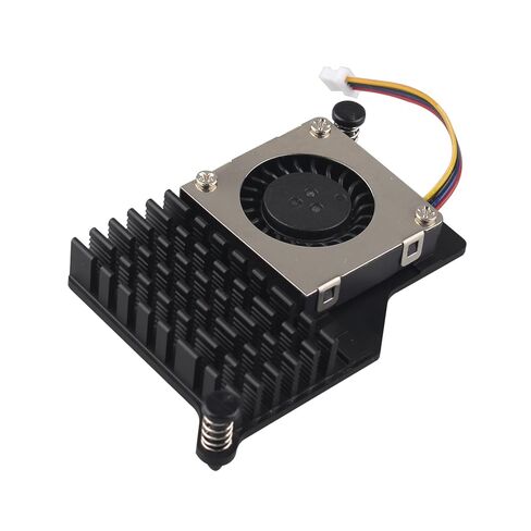 ZDE ZP536 Active Cooler for Raspberry Pi 5 Aluminum Heatsink Temperature Controlled Blower PWM Cooling Fan with Thermal Pads for Raspberry Pi 5 2GB 4GB 8GB 16GB in Saudi Arabia