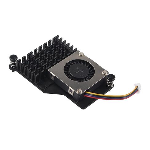 ZDE ZP536 Active Cooler for Raspberry Pi 5 Aluminum Heatsink Temperature Controlled Blower PWM Cooling Fan with Thermal Pads for Raspberry Pi 5 2GB 4GB 8GB 16GB in Saudi Arabia