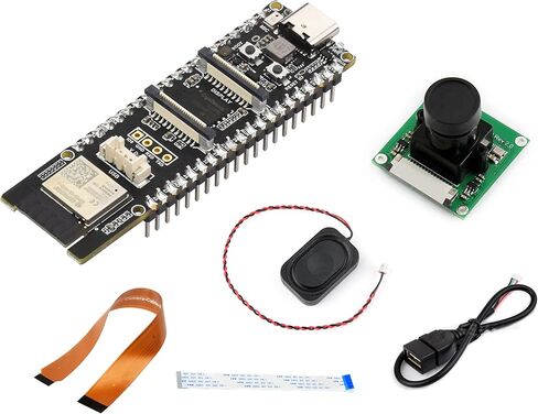 لوحة تطوير ESP32-P4-WIFI6 مع رأس ملحوم مسبقًا، استنادًا إلى ESP32-P4 وESP32-C6، تدعم Wi-Fi 6 وBLE 5، وتدعم تفاعل الكلام AI (مع كاميرا ومكبر صوت OV5647، 6 عناصر) in Kuwait