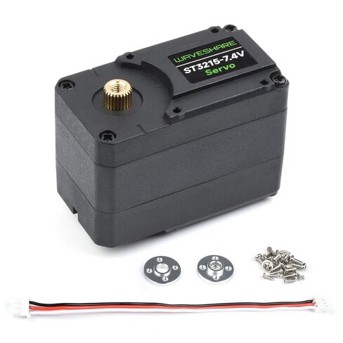 Waveshare ST3215 Series Serial Bus Servo, High Precision and Torque, with Programmable 360 Degrees Magnetic Encoder, Two-Way Feedback, Servo/Motor Mode Switchable, 19.5kg.cm@7.4V Torque in Kuwait