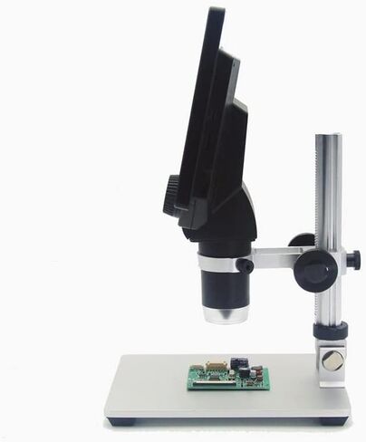 Microscope Kit 1200X Microscope Electronic Video Microscope 7inch LCD 12MP Phone Repair Magnifier Microscope Slides in Kuwait