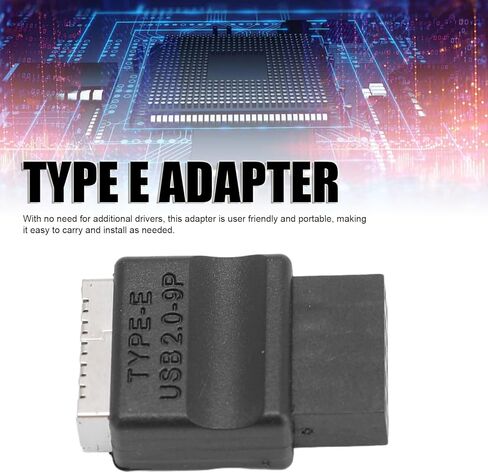 محول أنثى 9PIN ذكر إلى النوع E، محول مضغوط PVC بسرعة 480 ميجا بت في الثانية لاتصال USB باللوحة الأمامية، مع عدم وجود برنامج تشغيل مطلوب للفوز بنظام OS X in Kuwait