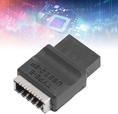 محول أنثى 9PIN ذكر إلى النوع E، محول مضغوط PVC بسرعة 480 ميجا بت في الثانية لاتصال USB باللوحة الأمامية، مع عدم وجود برنامج تشغيل مطلوب للفوز بنظام OS X in Kuwait