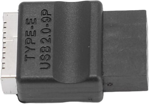 محول أنثى 9PIN ذكر إلى النوع E، محول مضغوط PVC بسرعة 480 ميجا بت في الثانية لاتصال USB باللوحة الأمامية، مع عدم وجود برنامج تشغيل مطلوب للفوز بنظام OS X in Kuwait