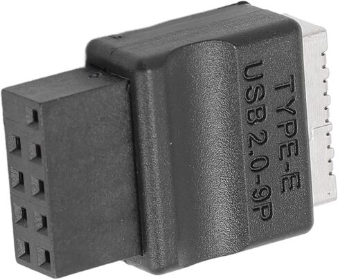 محول أنثى 9PIN ذكر إلى النوع E، محول مضغوط PVC بسرعة 480 ميجا بت في الثانية لاتصال USB باللوحة الأمامية، مع عدم وجود برنامج تشغيل مطلوب للفوز بنظام OS X in Kuwait