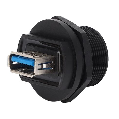 جاروسا USB 3.0 موصل أنثى مزدوج، محول مياه ملولب، نقل سريع للبيانات 5 جيجابت في الثانية للاستخدام الصناعي، سهل التركيب، متوافق مع USB 2.0 in Kuwait
