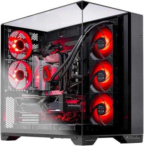 Skytech Gaming O11 Vision Gaming PC, AMD Ryzen 7 7700X 4.5GHz, AMD RX 9070XT 16GB VRAM, 1TB NVMe SSD, 16GB DDR5 RAM 6000, 850W Gold ATX 3 PSU, 360 ARGB AIO, WI-FI 5, Windows 11, Desktop in Kuwait
