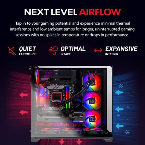Skytech Gaming O11 Vision Gaming PC, AMD Ryzen 7 7700X 4.5GHz, AMD RX 9070XT 16GB VRAM, 1TB NVMe SSD, 16GB DDR5 RAM 6000, 850W Gold ATX 3 PSU, 360 ARGB AIO, WI-FI 5, Windows 11, Desktop in Kuwait