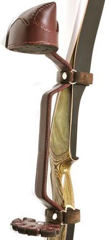 Traditional Archery, Hunting, Indoor Outdoor Sport, Hand Tooled Craftmanship Vegetable Tanned Leather Hip Side Arrow Quiver & Takedown/Longbow Holder, 20" Inches. in Kuwait