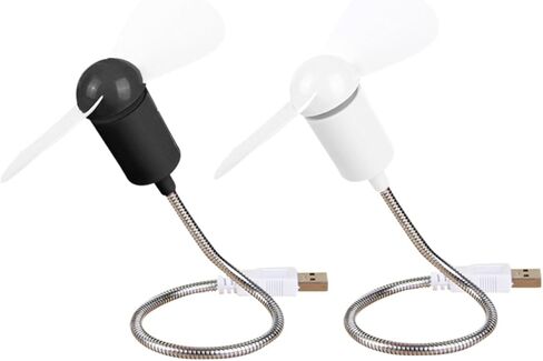5 قطع USB صغيرة مرنة وهادئة مجموعة مراوح صغيرة، مراوح محمولة مدمجة تعمل بالطاقة عبر USB لأجهزة الكمبيوتر المحمول وسطح المكتب وتبريد السفر بلون عشوائي in Kuwait