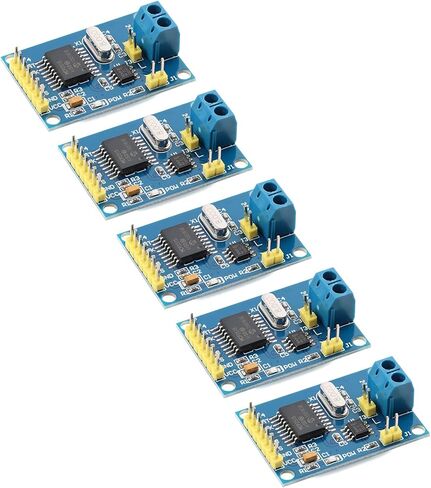5 قطعة وحدة حافلة MCP2515 CAN مع بروتوكول SPI لجهاز الاستقبال TJA1050 متوافق مع 51 وحدة تحكم صغيرة in Kuwait