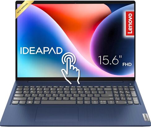 Lenovo New 15.6" FHD Touchscreen Laptop, 13th Gen Intel Core i5 (10 Cores), 12GB RAM, 768GB Storage (512GB External), IPS Touch, USB-C, SD Card Reader, Win 11, w/WOWPC Bundle, w/o Mouse in Kuwait