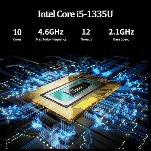 Lenovo New 15.6" FHD Touchscreen Laptop, 13th Gen Intel Core i5 (10 Cores), 12GB RAM, 768GB Storage (512GB External), IPS Touch, USB-C, SD Card Reader, Win 11, w/WOWPC Bundle, w/o Mouse in Kuwait