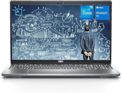 لاب توب ديل لاتيتيود 5530 (2022) | 15.6 بوصة 1920x1080 FHD | Core i5-1235U - محرك أقراص ثابتة SSD سعة 256 جيجابايت - ذاكرة وصول عشوائي سعتها 16 جيجابايت | 10 مراكز بسرعة 4.4 جيجا هرتز Win 11 Pro أسود (متجدد) in Kuwait