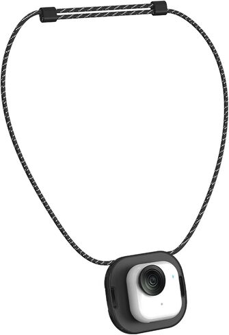 قلادة مغناطيسية متوافقة مع كاميرا Insta360 GO Ultra Action، حامل رقبة مغناطيسي على الصدر وحزام قلادة وحبل أمان سريع الفك يتصاعد على الجسم وحامل POV Selfie مرفق ملحقات in Kuwait