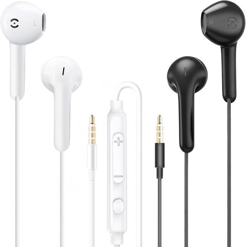 سماعات أذن MAS CARNEY USB C سلكية TH9، سماعة رأس من النوع C مع ميكروفون، سماعات USBC متوافقة مع iPhone 15 16 iPad وSamsung Galaxy S25 S24 A53 وGoogle Pixel وXiaomi Redmi وHuawei Honor وOppo وVivo، حزمة من 2 in Kuwait