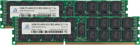 ترقية ذاكرة الخادم Adamanta 32GB (2x16GB) لنظام IBM x3650 M3 7945 DDR3 1066Mhz PC3-8500 ECC مسجل 4Rx4 CL7 1.5v in Kuwait
