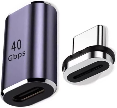100W Magnetic USB Type-C QC4.0 Fast Charging Adapter Converter Straight Replacement US in Kuwait