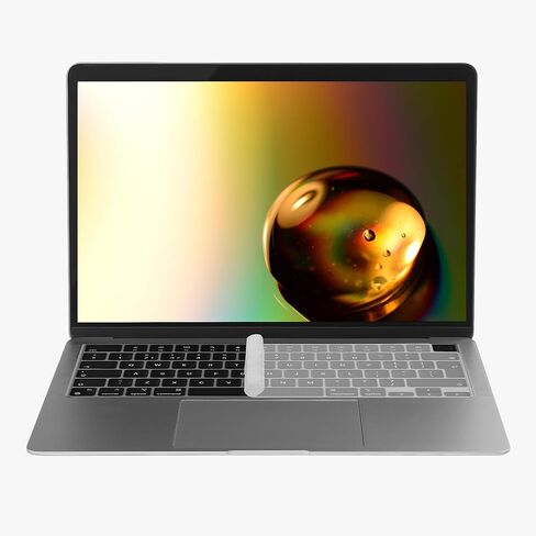 kwmobile Keyboard Cover Compatible with Apple MacBook Air 15 M3 2024 A3114 - Keyboard Cover Russian QWERTY - Transparent in Kuwait