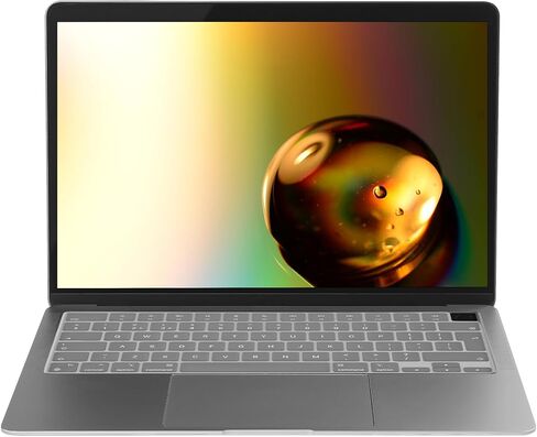 kwmobile Keyboard Cover Compatible with Apple MacBook Air 15 M3 2024 A3114 - Keyboard Cover Russian QWERTY - Transparent in Kuwait