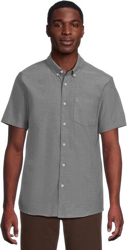 Volcom Men's Everett Oxford Short Sleeve Shirt in Saudi Arabia