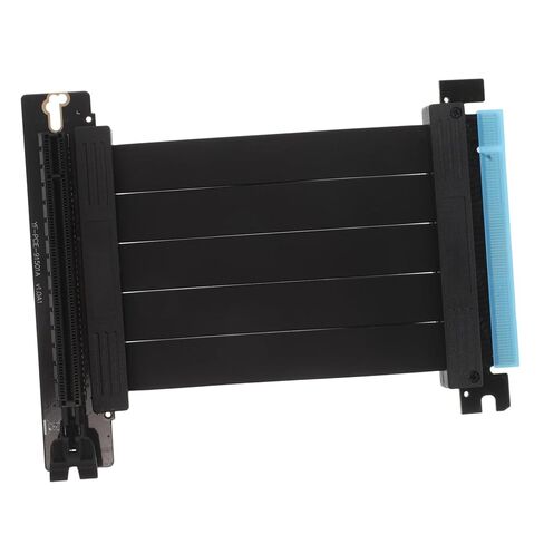 كابل محول Gatuida Pcie Riser، شريط مرن محمي EMI، وصلة Pcie ذكر إلى أنثى لتوافق اتصال بطاقة الرسومات المستقر، حامل وحدة معالجة الرسومات الجرافيكية العمودي in Kuwait