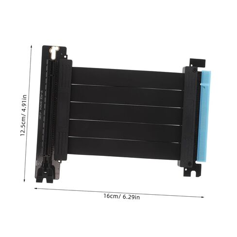 كابل محول Gatuida Pcie Riser، شريط مرن محمي EMI، وصلة Pcie ذكر إلى أنثى لتوافق اتصال بطاقة الرسومات المستقر، حامل وحدة معالجة الرسومات الجرافيكية العمودي in Kuwait