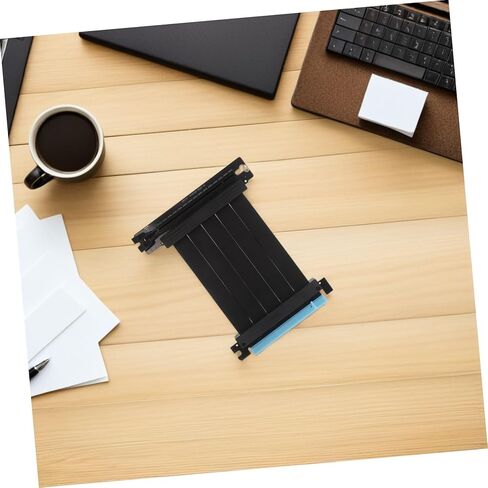 كابل محول Gatuida Pcie Riser، شريط مرن محمي EMI، وصلة Pcie ذكر إلى أنثى لتوافق اتصال بطاقة الرسومات المستقر، حامل وحدة معالجة الرسومات الجرافيكية العمودي in Kuwait