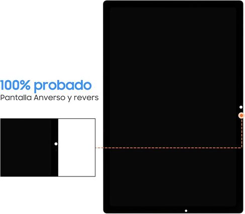 [Complete Kit] Screen Replacement for Samsung Galaxy Tab A8 10.5" (2020), Compatible with SM-X200, SM-X205, SM-X207 | LCD Display Touch Screen Digitizer Assembly with Professional Repair Tools in Kuwait