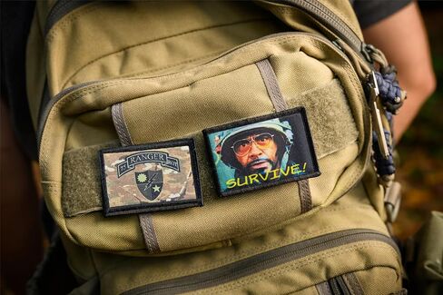 Redheaded Tshirts - 75th Ranger Regiment Patch | Army Ranger Morale Patch | Subdued Army Ranger Gear | 2x3 Hook & Loop for Your Tactcial Gear in Kuwait