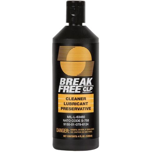 Big Bens Warehouse Break Free CLP Cleaner Lubricant and Preservative All in One Gun Cleaner, CLP-4, Squeeze Bottle, Synthetic Oil, 4 Ounces with Cloth in Kuwait
