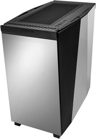 InWin W50 Mid Tower E-ATX Gaming Case with Signature W-Shaped Triple-Glass Panels, 8-Slot Flexibility, GPU Support up to 435mm, Includes 4X Pre-Installed VX120mm Fans (IW-CS-W50BLK-4VX120) in Kuwait