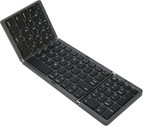Foldable Bluetooth Keyboard,Portable Pocket Size Wireless Keyboard,Folding Travel Keyboards with Numbpad for PC, Tablet and Laptop in Kuwait