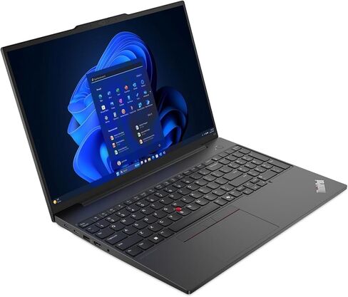 كمبيوتر محمول Lenovo ThinkPad E16 Gen 2 Business AI (شاشة لمس 16 بوصة FHD +، Intel 12-Core Ultra 5 125U، ذاكرة الوصول العشوائي DDR5 سعة 32 جيجابايت، 1 تيرابايت SSD)، قارئ بصمات الأصابع، لوحة مفاتيح بإضاءة خلفية، كاميرا ويب، Wi-Fi 6E، Ethernet، Win 11 Pro in Kuwait