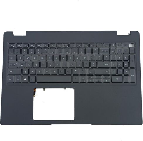بديل لجهاز Dell Latitude 3510 E3510 غطاء علوي علوي لجهاز الكمبيوتر المحمول Palmrest الخلفية لوحة المفاتيح جزء التجميع 0JYG4Y JYG4Y أسود in Kuwait