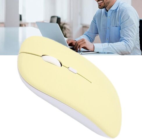 Wireless Mouse, 3 Speed DPI Adjustable Ergonomic Cordless Optical Mouse with Silent for Laptop Computer Tablet PC (Frosted Single Mold) in Kuwait
