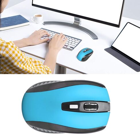 Wireless Mouse, 2.4GHz 3 Levels DPI Adjustable, Matte Texture, Vista, 2000 Server, OS X Compatibility in Kuwait