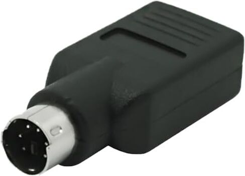 محول USB أنثى إلى PS/2 ذكر، محول USB إلى PS2 متوافق مع لوحة المفاتيح والماوس (عبوتان) in Kuwait