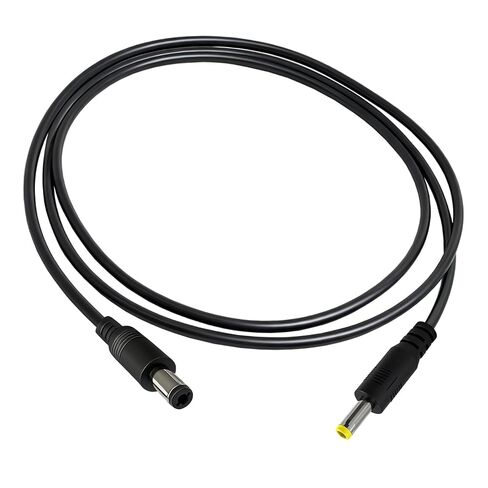 3-Pack 12V DC Power Extension Cord DC4.0mm×1.7mm Male to Male 4.0mm×1.7mm Adapter Connector Cable,22AWG for DVD Player, PSP Game Console，Projector, Routers，3.3ft in Saudi Arabia