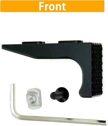 Benebou Hand-Stop with the checkering, Made of Pure Aluminum Alloy, Lightweight & Durable. Compatible with All M Systems, Ideal Gift for Shooting Buddies in Kuwait