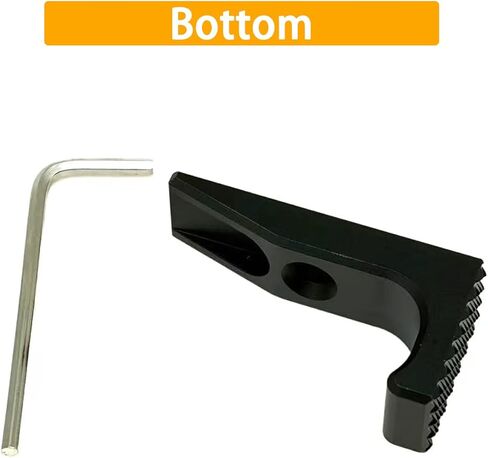 Benebou Hand-Stop with the checkering, Made of Pure Aluminum Alloy, Lightweight & Durable. Compatible with All M Systems, Ideal Gift for Shooting Buddies in Kuwait