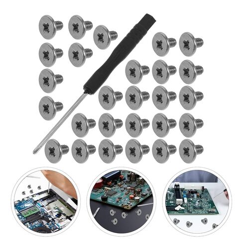 VALICLUD 60 Pcs M2 Screws Kit with Screwdriver for SSD Nvme Solid State Drive Mounting, Metal Electronic Screw Assortment for Laptop and Desktop Computer Repair in Kuwait