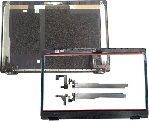غطاء خلفي بديل للكمبيوتر المحمول LCD مقاس 15.6 بوصة مع إطار علوي ومفصلات لجهاز Dell Latitude 3510 E3510 08XVW90 0GCK6R 460.0KD05.0001 0004 46M.0KDCS.0029 أسود in Kuwait