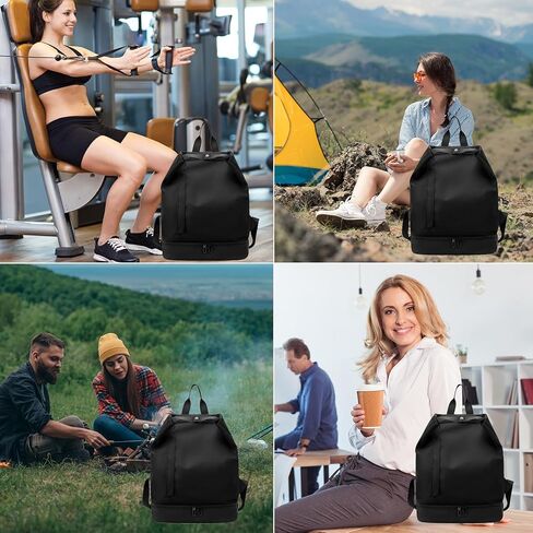 Small Gym Backpack,Mini Gym Bag with Shoe Compartment Lightweight Travel Backpack Workout Sports Casual Daypack for Men or Women in Kuwait