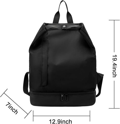 Small Gym Backpack,Mini Gym Bag with Shoe Compartment Lightweight Travel Backpack Workout Sports Casual Daypack for Men or Women in Kuwait