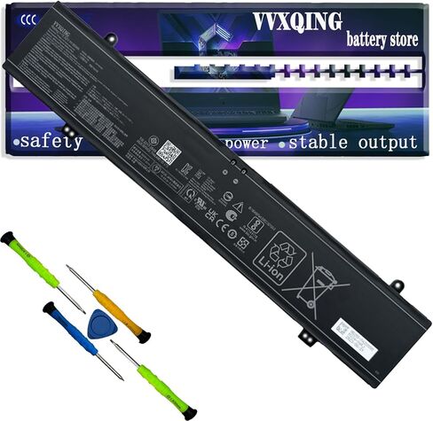 C41N2109 90Wh استبدال بطارية الكمبيوتر المحمول ASUS Zephyrus M16 GU604VI GU604VY GU604VZ ROG Flow X16 GV601 Strix G16 G614J Strix G18 G814J Strix Scar 16 G634J Strix Scar 18 G834J series 17m-ae0xx in Kuwait