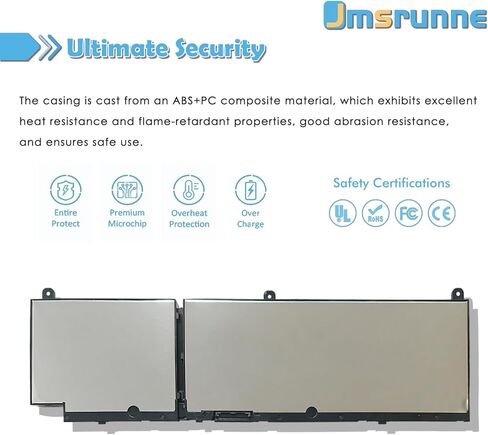 استبدال بطارية الكمبيوتر المحمول PKWVM لجهاز Dell Precision 7560 7760 7550 7750 Series Workstation Notebook C903V CR72X 0CR72X 17C06 447VR P44E 068N03 453-BBCQ 0447VR P93F P44E001 P44E002 P93F001 P93F002 in Kuwait