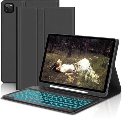 WINCHKING Keyboard Case for iPad Air 13-inch M3/M2/Pro 12.9 (6th & 5th Generation), Detachable Bluetooth Keyboard Case with Pencil Holder in Saudi Arabia