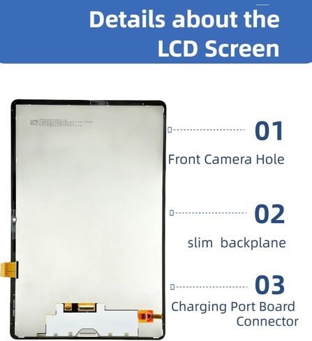لشاشة Samsung Galaxy Tablet S10 FE بديلة لشاشة Samsung Tab S10 Fe SM-X520U X520W SM-X526U X526W شاشة LCD رقمية تعمل باللمس 10.9 بوصة in Kuwait